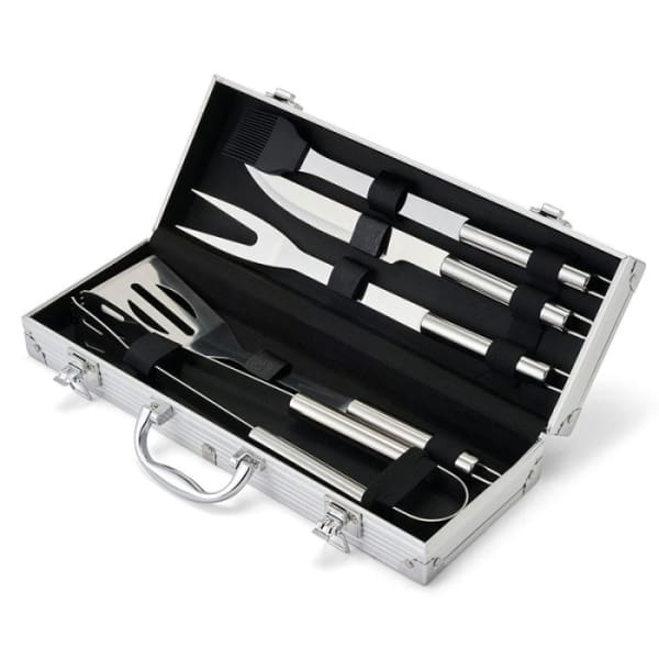 Set De 5 Accessoires Pour Barbecue LIVOO Silver (GS165) Set De 5 Accessoires Pour Barbecue LIVOO Silver (GS165)